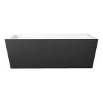 Luxury-modern-freestanding-bath-black-mat-Mont-Blanc