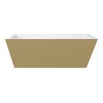 Luxury-modern-freestanding-bath-gold-mat-Mont-Blanc