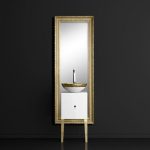 Bathroom furniture gold MONALISSA CLASS with FILIGRANA 40