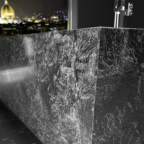 Mont Blanc Silver Leaf luxury modern freestanding baths