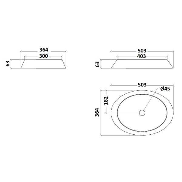 Countertop wash basin designs in hall silicone Bubble Glass Design Dimensions