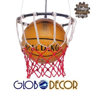 NBA 01027 Modern Pendant Ceiling Light Basket Ball 1-Light