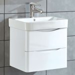 PVC Wall Hung Vanity Unit with Wash Basin 61×49 Magia White