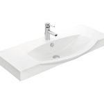 Unit mounted white wash basin 105χ50 Senso 105 WB Drop