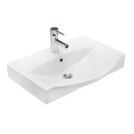 Unit mounted white wash basin 65χ50 Senso 65 WB Drop