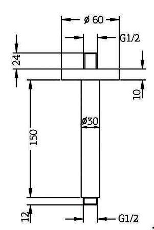 Sxediagramma stroggylou vraxiona orofhs 15cm