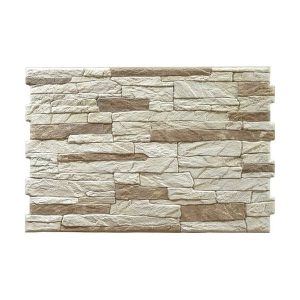 Aitana Jet Bone Vintage 3D Stone Effect Wall Covering Tile 33.3x50