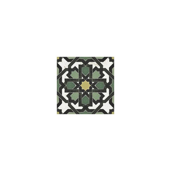 Πρασινο πλακακι δαπεδου τοιχου patchwork με γεωμετρικα σχεδια 20χ20 Vintage Decoro 15 Mariner