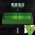 Wash basin countertop rectangular Barchetta