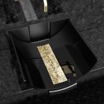 Luxury Italian Counter Top Wash Basin 43,5×43 cm Glass Design Calla