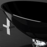 Wash basin countertop Black Collier