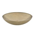 Flou gold oval wash basin Glass Design