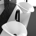 modern wash basin designs in hall white italian 46×30 Glass Design FLOwer