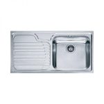 Franke Galassia 611 Modern 1 Bowl 1 Drainer Stainless Steel Kitchen Sink 100×50