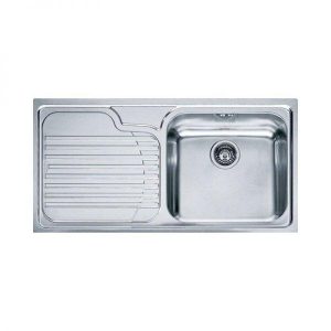 Franke Galassia 611 Modern 1 Bowl 1 Drainer Stainless Steel Kitchen Sink 100x50