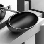 Glass Design Kool Oversize Luxury Modern Oval Countertop Basin 65x49 cm