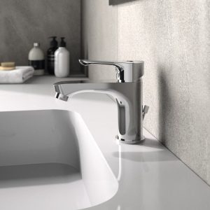 Ideal Standard Alpha BC486AA Modern Mono Basin Mixer Tap Chrome with Waste