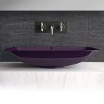 wash basin designs in hall rectangular melanzana 64×37 Glass Design Open