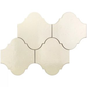 Διακοσμητικα πλακακια δαπεδου τοιχου γυαλιστερα ασπρα patchwork 26,5x20,5 Arabesque Ibiza