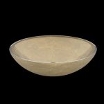 Soffio gold round basin Glass Design