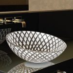 wash basin designs in hall crystal white Glass Design Xeni