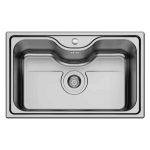 Karag BL 627 1 Large Bowl Stainless Steel Kitchen Sink 80×50