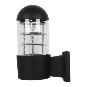 Industrial 1-Light Decorative Black Wall Lamp Lantern Sconce 01419 FEREA
