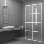 Orabella Windows White Wet Room Screen 8mm & Wall Arm Support 90×200 & 100×200 cm