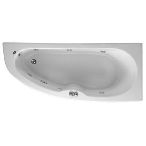 Acrilan Koxyli Modern Offset Corner Bath Tub 170x70 cm