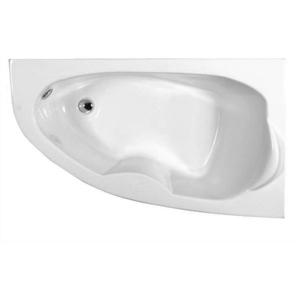 Acrilan koxyli Modern Offset Corner Bath Tub 135x80 cm