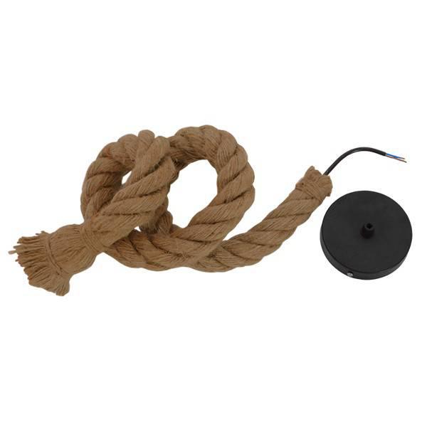 Ασυναρμολογητα αξεσουαρ για φωτιστικα κρεμαστα vintage Rope