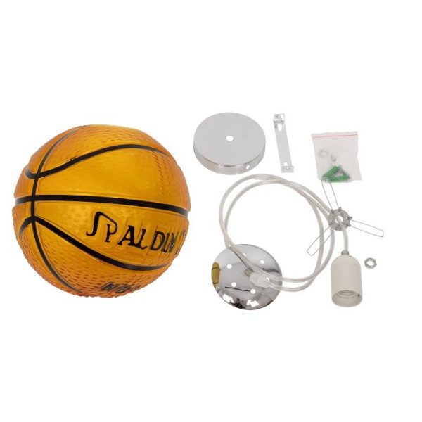 Ασυναρμολογητο παιδικο κρεμαστο φωτιστικο οροφης μπαλα μπασκετ 00645 SPALDING NBA globostar