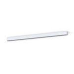 Minimal White Linear Flush Mount Ceiling Light for Office Spaces 7536 120×6 Soft Ceiling Led Nowodvorski