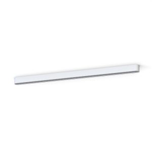 Minimal White Linear Flush Mount Ceiling Light for Office Spaces 7536 120x6 Soft Ceiling Led Nowodvorski