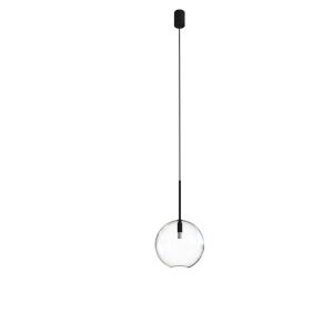 Modern 1-Light Glass Globed Shaped Pendant Ceiling Light Sphere M