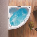 Acrilan Mykonos Modern Corner Bath Tub 125×125 cm