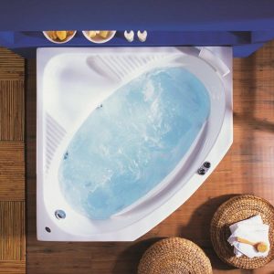 Acrilan Oash Modern Corner Bath Tub 130x130 & 140x140 cm