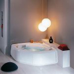 Acrilan Ikaria Modern Corner Bath Tub 120×120 cm