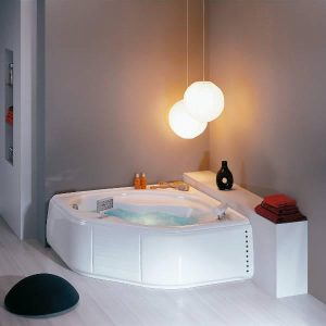 Acrilan Ikaria Modern Corner Bath Tub 120x120 cm