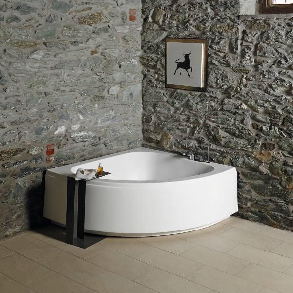 Acrilan Isabel Modern Corner Bath Tub 145x145 cm