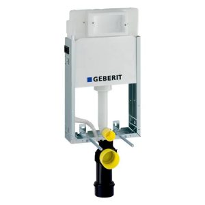 Geberit Delta 110.100.00.1 Dual Flush Concealed Cistern 12 cm for Wall Hung Toilets