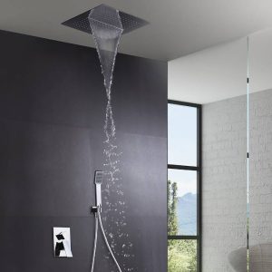 Concealed Shower Mixer Set 3 Outlets with 2 Way Head 40x40 Imex Malaga GTS020