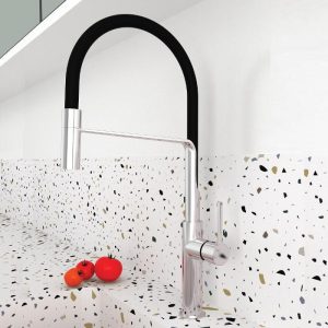 Μοντερνα βρυση κουζινας νεροχυτη με αποσπωμενο ντουζ καταιωνιστηρας Orabella Bracket