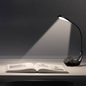 Modern Black Rechargeable LED Desk Lamp with USB and Touch Switch 76501 Tesler