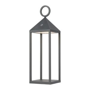 Modern Graphite USB Rechargeable Touch Dimmable Outdoor Lantern Floor Lamp Led 8177 Picnic Nowodvorski