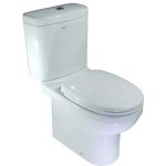 Huida Delux Modern Close Coupled Toilet with Cistern + Soft Close Seat 35×64 cm