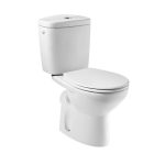 Roca Victoria Horizontal Curved Close Coupled Toilet with Seat 37×66,5