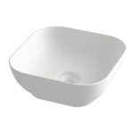 Orabella Trend 02 Square White Glossy Countertop Wash Basin 38×38