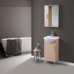 Economy Set Cloakroom Floor Standing Bathroom Furniture +15 Colors 45x38