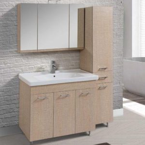 APIA 100 Floor Standing Bathroom Furniture in 15 Colors 100x45